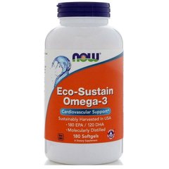 Фотография - Омега 3 Eco-Sustain Omega-3 Now Foods 180 капсул