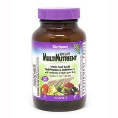 Фотография - Супер мультивитамины без железа Super Earth MultiNutrient Bluebonnet Nutrition 45 каплет