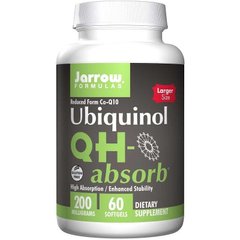 Фотография - Убихинол Ubiquinol QH-Absorb Jarrow Formulas 200 мг 60 капсул