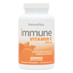 Фотография - Вітамін C Immune Vitamin C Nature's Plus апельсин 500 мг 100 жувальних таблеток