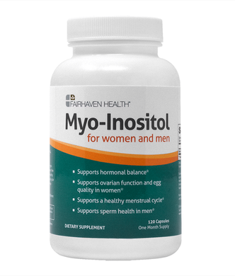 Міо-інозитол для жінок і чоловіків Myo-Inositol Fairhaven Health 120 капсул