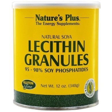 Фотография - Лецитин из сои Lecithin Granules Nature's Plus 1200 мг гранулы 340 г