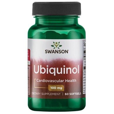 Фотография - Убихинол Ultra Ubiquinol Swanson 100 мг 60 капсул