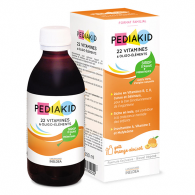 Фотография - Витамины для детей 22 Vitamins & minerals Pediakid 125 мл