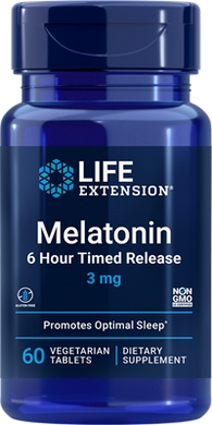 Фотография - Мелатонін Melatonin Life Extension 3 мг 60 таблеток