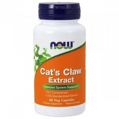 Котячий кіготь Cat's Claw Extract Now Foods 60 капсул