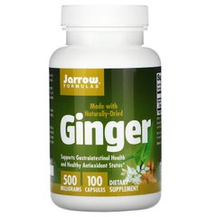 Імбир Ginger Jarrow Formulas 500 мг 100 капсул