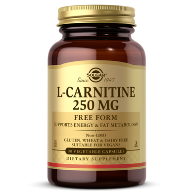 Фотография - L-Ккарнітин L-Carnitine Solgar 250 мг 90 капсул