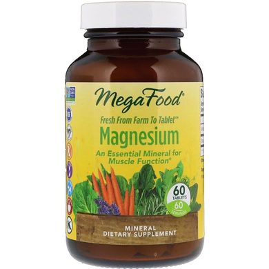 Магній Magnesium MegaFood 60 таблеток
