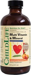 Фотография - Вітаміни для дітей Multi Vitamin & Mineral ChildLife апельсин манго 237 мл
