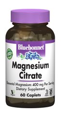 Магній цитрат Magnesium Citrate Bluebonnet Nutrition 400 мг 60 капсул
