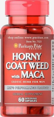 Фотография - Горянка с макой Horny Goat Weed with Maca Puritan's Pride 500 мг/75 мг 60 капсул