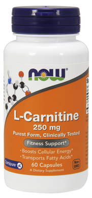 Фотография - L-Карнітин L-Carnitine Now Foods 250 мг 60 капсул