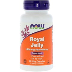 Фотография - Маточное молочко Royal Jelly Now Foods 1500 мг 60 капсул