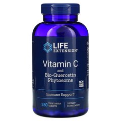 Фотография - Вітамін С + біо-кверцетин Vitamin C and Bio-Quercetin Phytosome Life Extension 250 таблеток