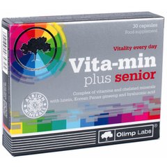 Витамины и минералы для мужчин Vita-min plus Senior Olimp Nutition 30 капсул
