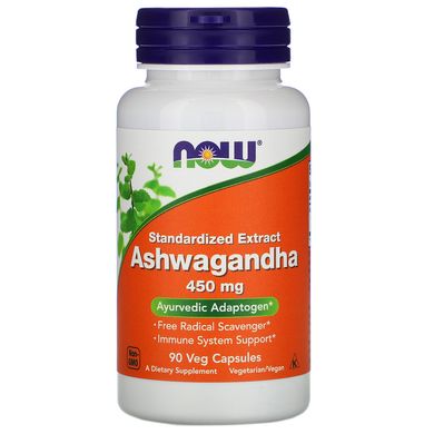 Ашвагандха Ashwagandha Now Foods 450 мг 90 капсул