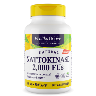 Фотография - Наттокиназа Nattokinase 2000 FU's Healthy Origins 100 мг 60 капсул