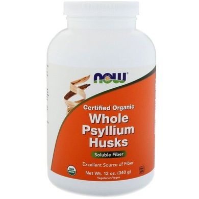 Подорожник Whole Psyllium Husk Now Foods 340 г