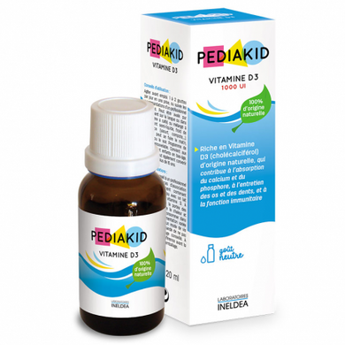 Фотография - Вітамин D3 для дітей Vitamin D3 Pediakid 20 мл