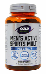 Фотография - Витамины для мужчин Men's Active Sports Multi Now Foods 90 капсул