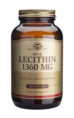 Фотография - Лецитин Lecithin Solgar невибілений 1360 мг 100 капсул