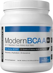 Аминокислота Modern BCAA+ USP labs голубая малина 535 г