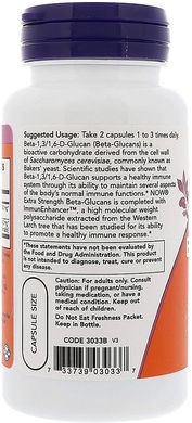 Фотография - Бета-глюкан Beta-Glucans Now Foods 250 мг 60 капсул