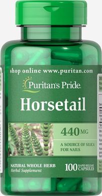 Фотография - Хвощ Horsetail Puritan's Pride 440 мг 100 капсул