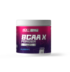 BCAA X Powder 10X Nutrition голубая малина 300 г