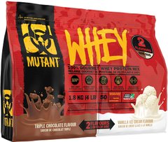 Фотография - Протеїн Mutant Whey потрійний шоколад+ваніль 1800 г