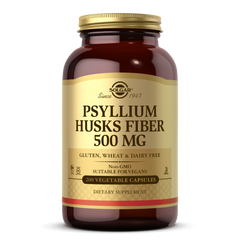 Подорожник Psyllium Husks Fiber Solgar 500 мг 200 капсул