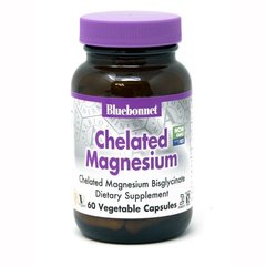 Хелатний Магній Chelated Magnesium Bluebonnet Nutrition 60 капсул