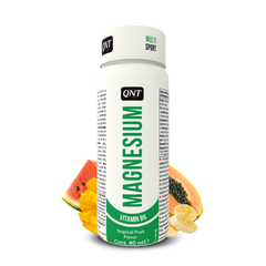 Магній + Вітамін В6 Magnesium Shot QNT тропічні фрукти 12*80 мл