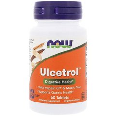 Фотография - Допомога при виразці шлунка Ulcetrol Now Foods 60 таблеток