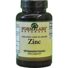 Цинк Chelated Zinc Form Labs 15 мг 120 капсул