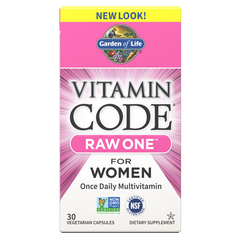Фотография - Сырые мультивитамины для женщин Vitamin Code Raw One for Women Garden of Life 30 капсул
