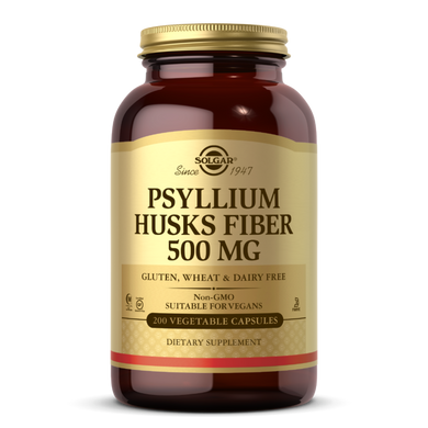 Подорожник Psyllium Husks Fiber Solgar 500 мг 200 капсул