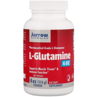 Глютамін L-Glutamine Jarrow Formulas 113 г