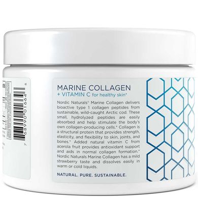 Морской коллаген Marine Collagen Nordic Naturals клубника 150 г