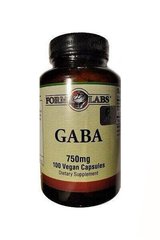 Фотография - Гамма-аміномасляна кислота GABA Form labs 750 мг 100 растительных капсул
