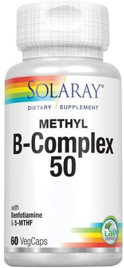 Комплекс вітамінів В B-Complex 50 Solaray 60 капсул