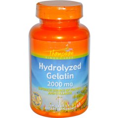 Фотография - Желатин для суставов Hydrolyzed Gelatin Thompson 2000 мг 60 таблеток