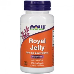Фотография - Маточне молочко Royal Jelly Now Foods 300 мг 100 капсул