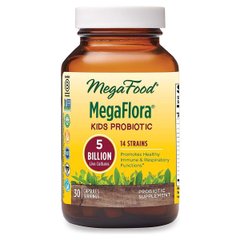 Пробіотики MegaFlora Kids Probiotic MegaFood 30 капсул