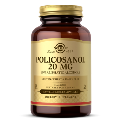 Фотография - Поликозанол Policosanol Solgar 20 мг 100 капсул