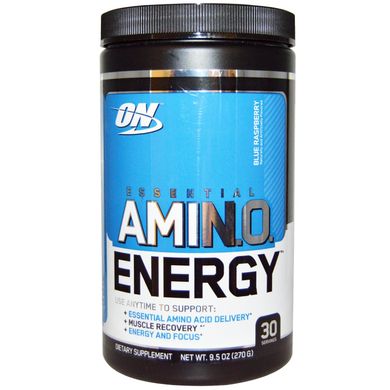Аминокислотный комплекс Essential Amino Energy Optimum Nutrition голубая малина 270 г