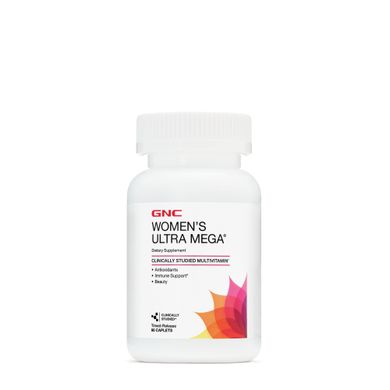 Витамины и минералыдля женщин Women's Ultra Mega GNC 90 капсул