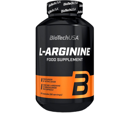 Аргинин L-Arginine BioTech USA 720 мг 90 капсул