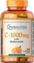 Фотография - Вітамін С з біофлавоноїдами Vitamin C with Bioflavonoids Puritan's Pride 1000 мг 200 каплет